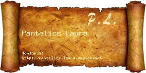 Pantelics Laura névjegykártya