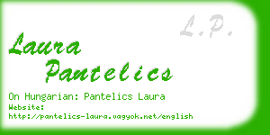 laura pantelics business card